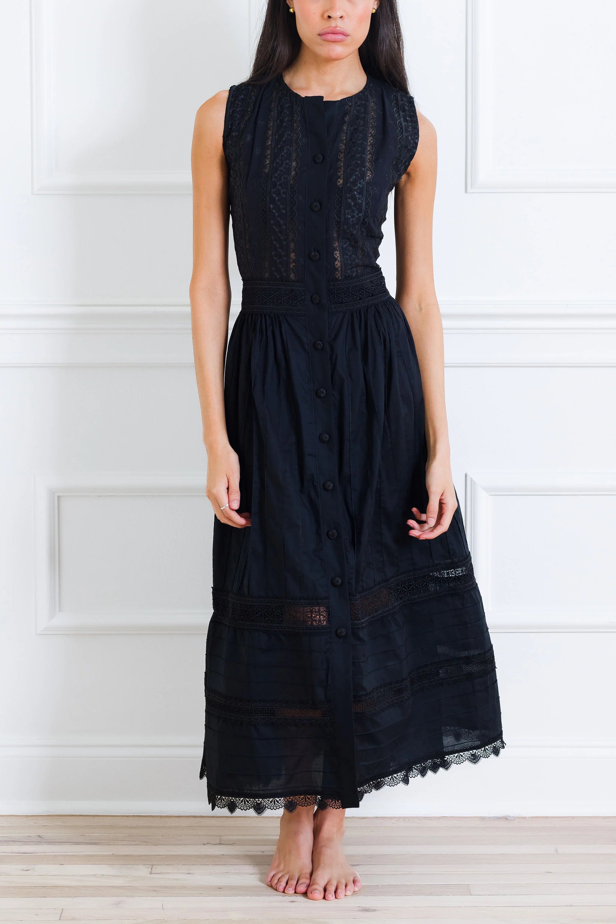 Solaire Black Maxi Dress