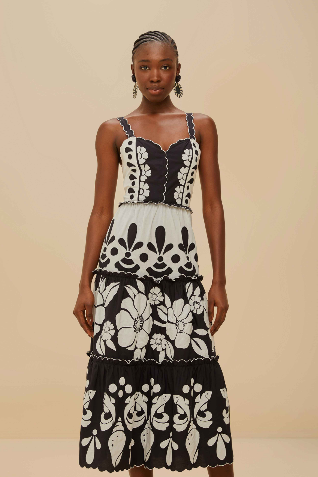 Summer Black Midi Dress