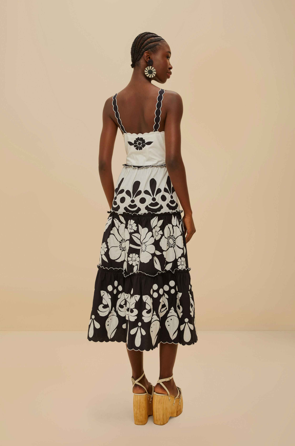 Summer Black Midi Dress