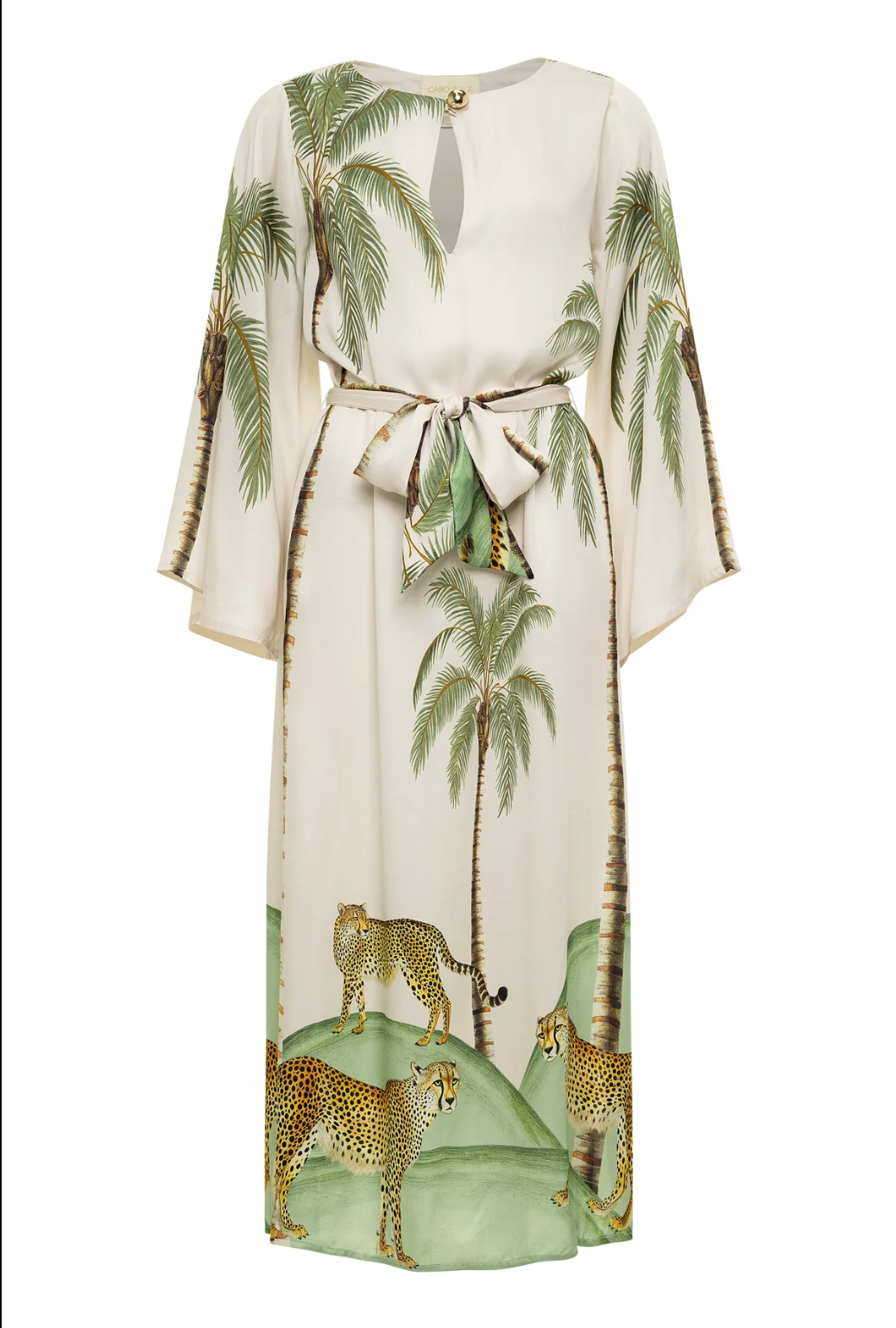 Lee Cheetah Palm Kaftan