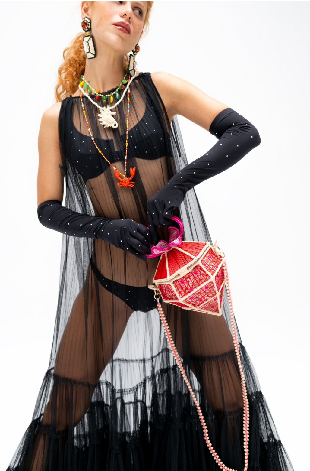 Mini Crab Season  Necklace