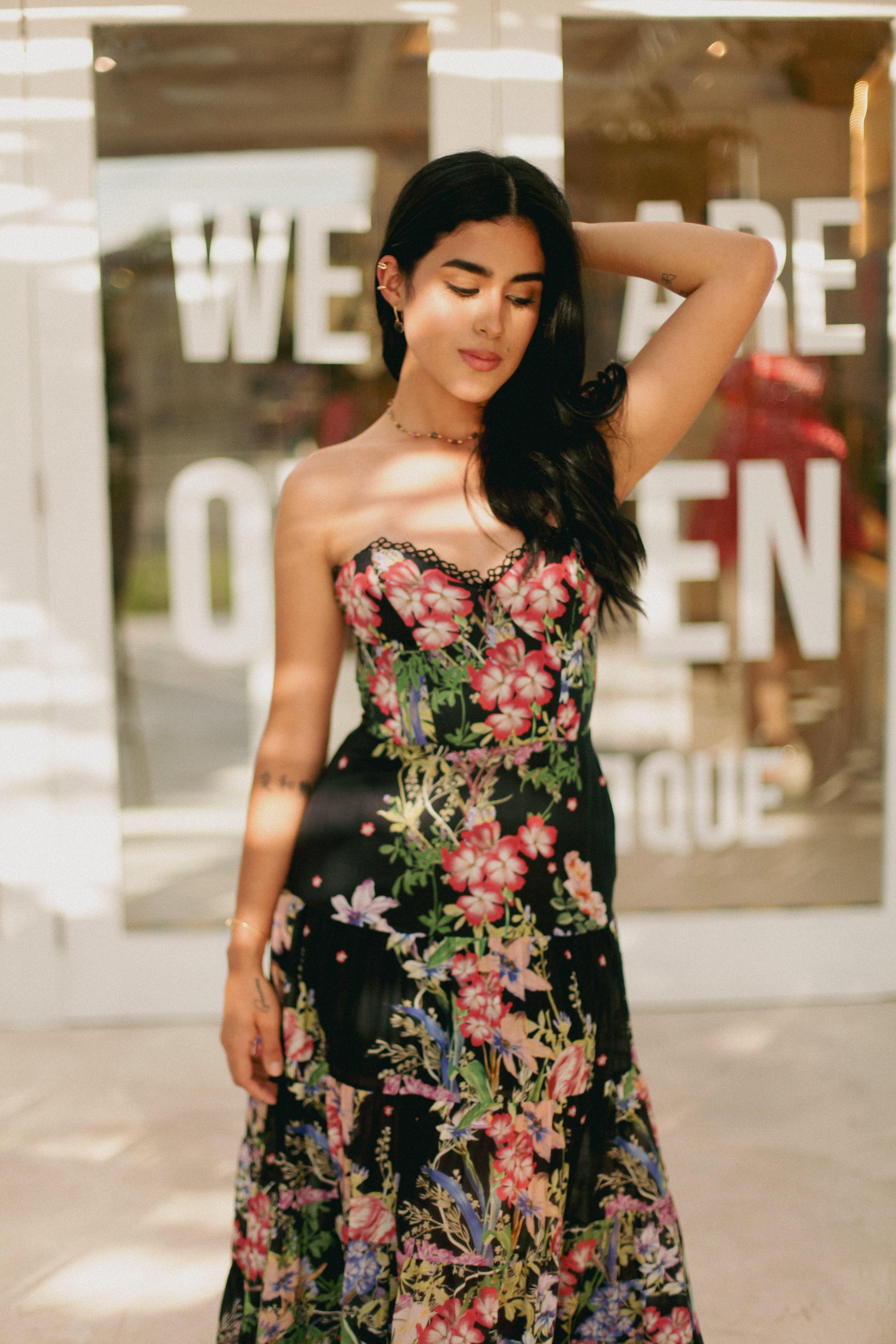 Danny Black Long Dress