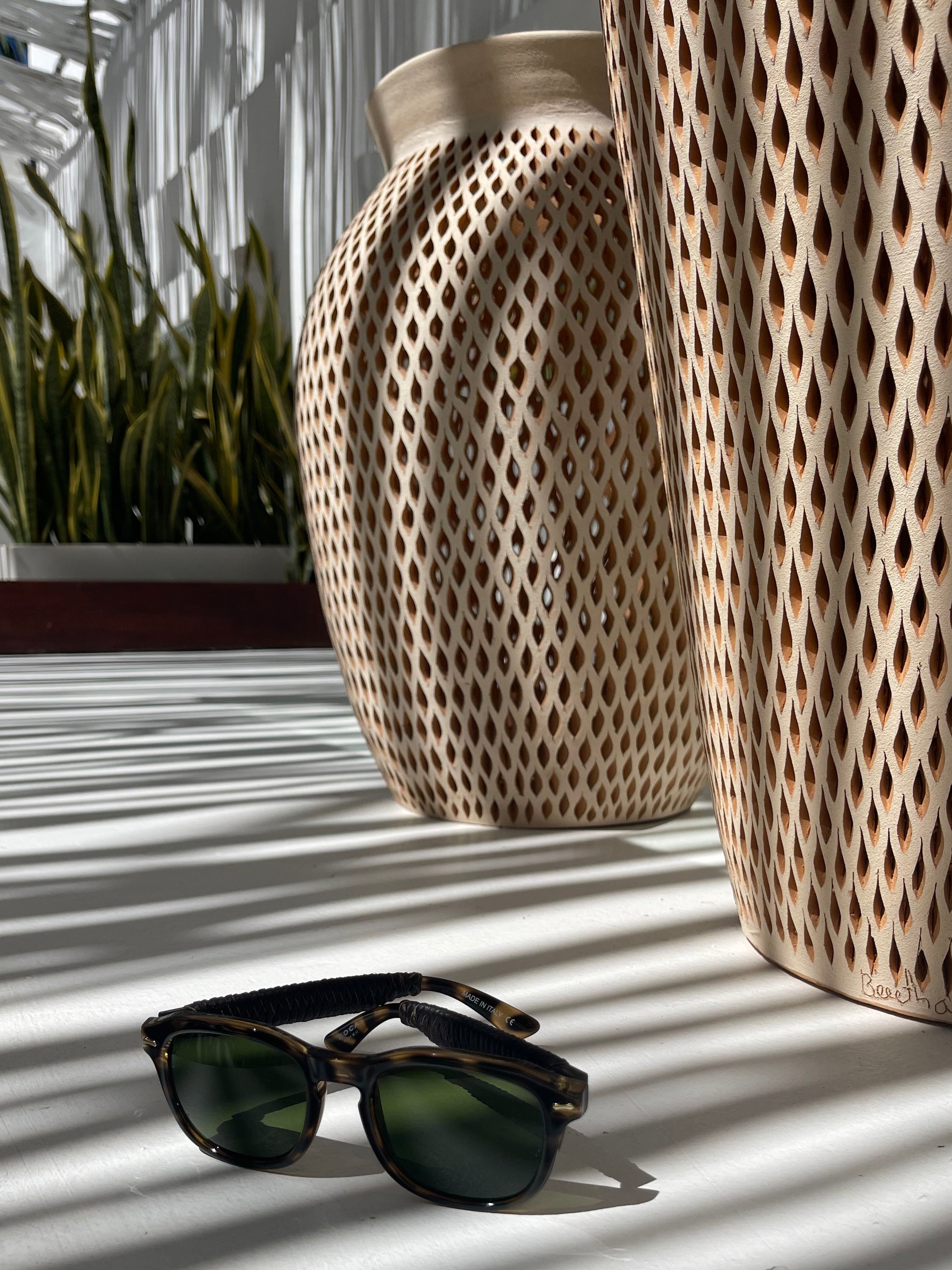 Classic Brown Green Lenses Sunglasses