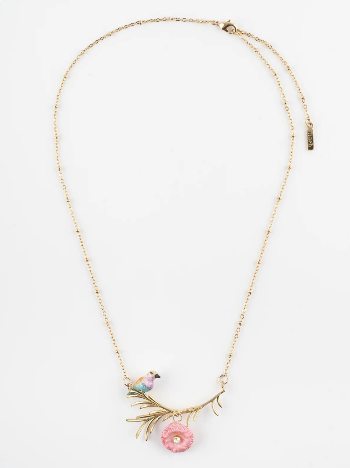 Bird on Branch Necklace