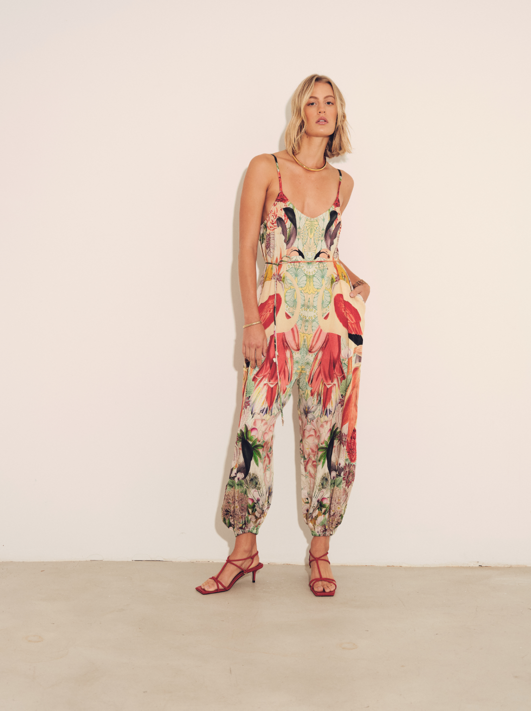 Balloon Flamingos Jumpsuit
