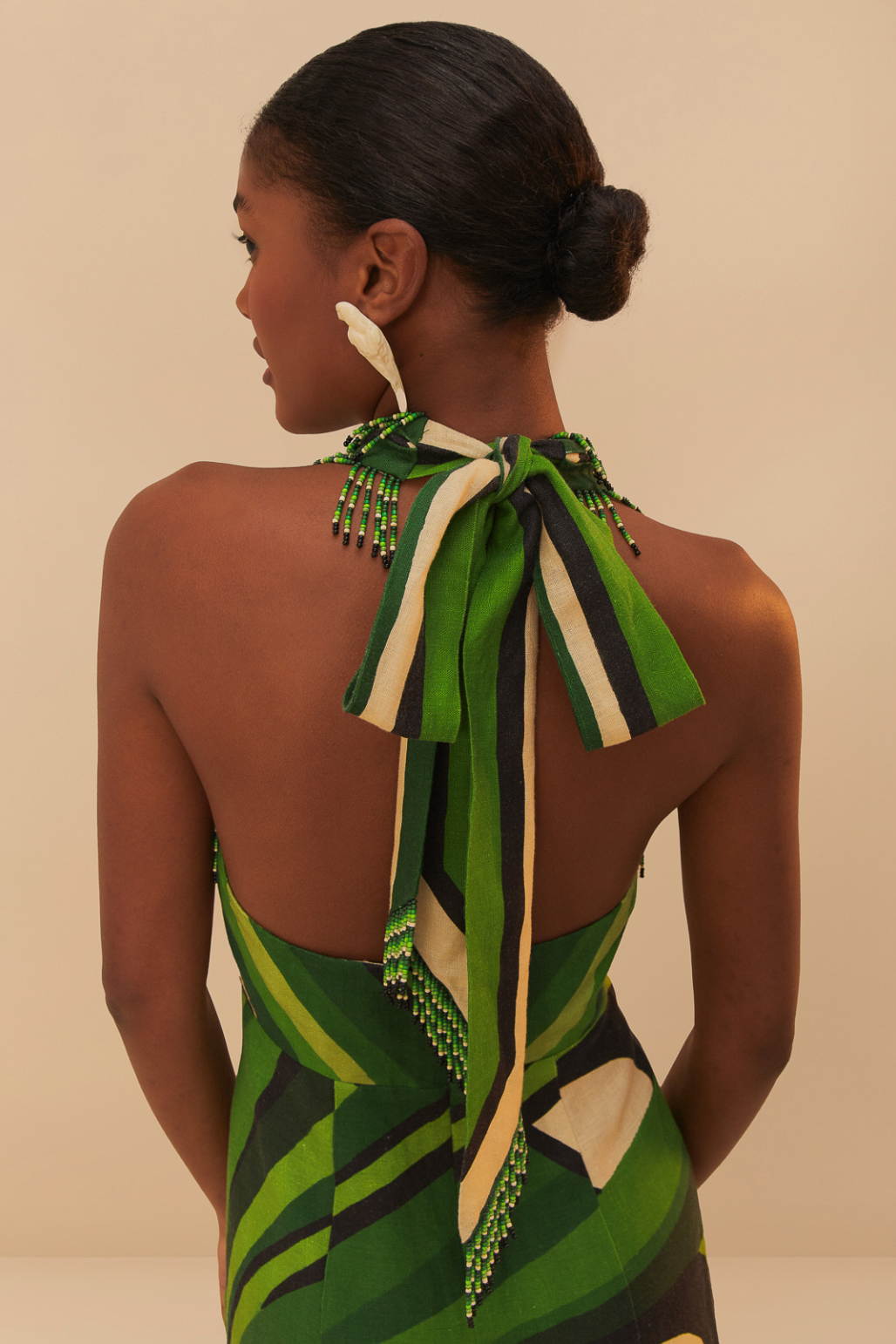 Toucans Tree Green Dress