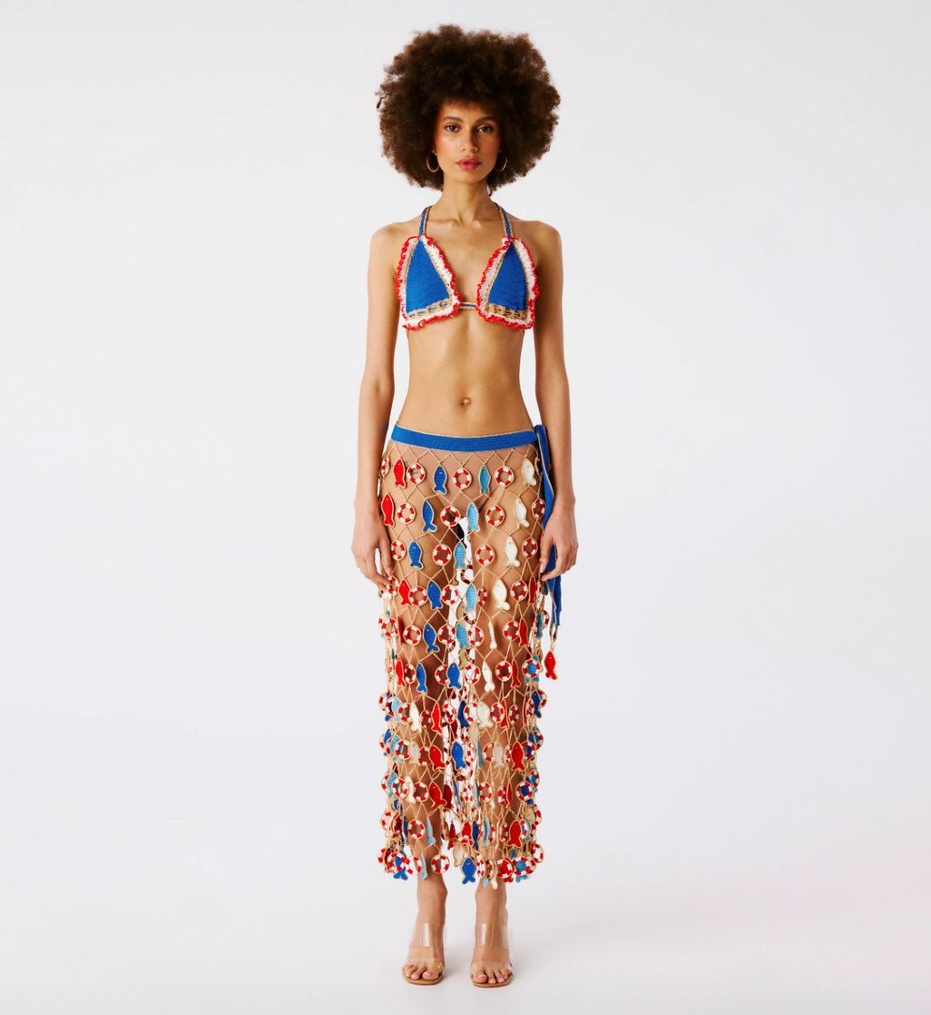 Poisson Hand-Crocheted Convertible Dress/Skirt