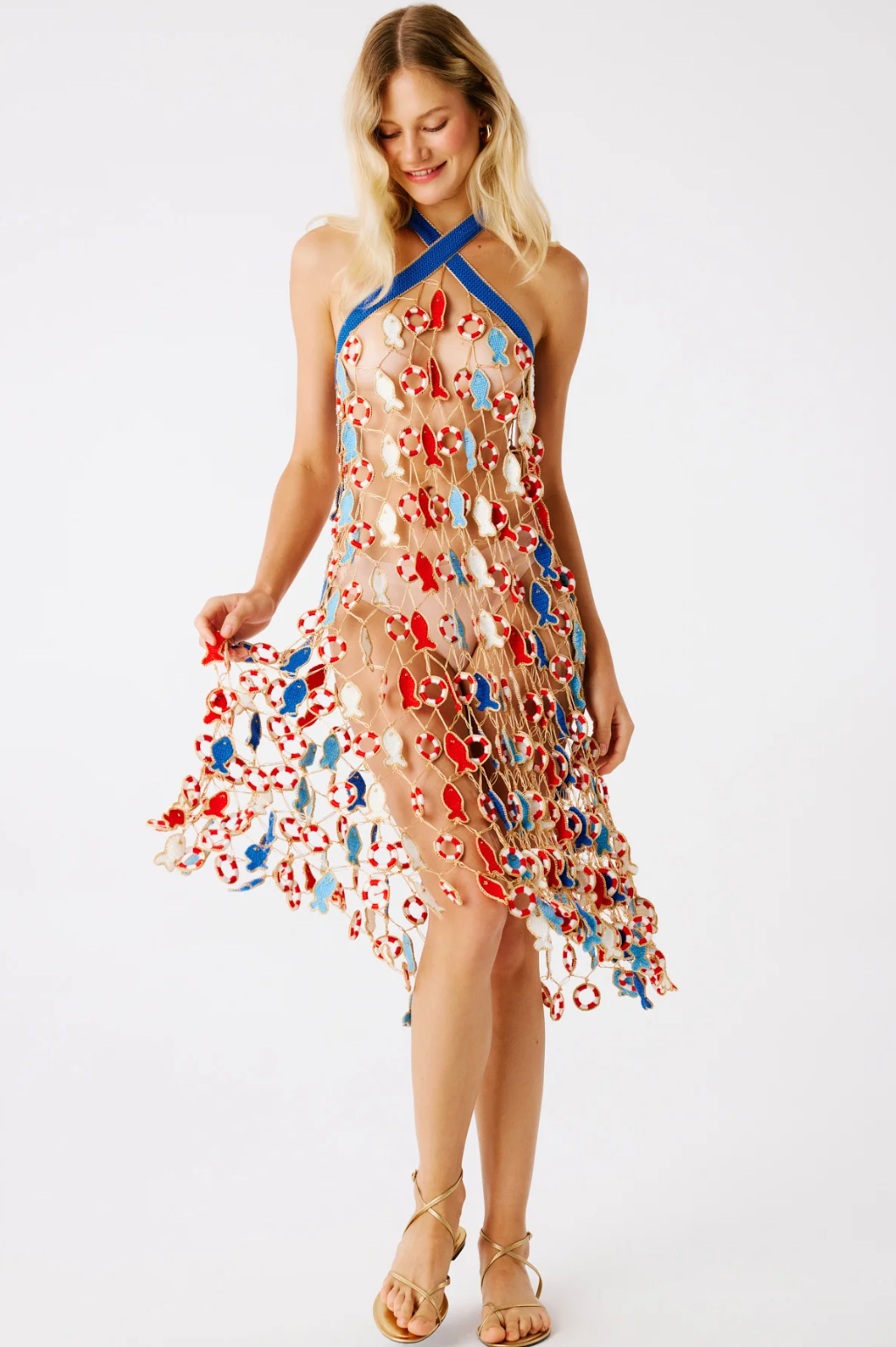Poisson Hand-Crocheted Convertible Dress/Skirt