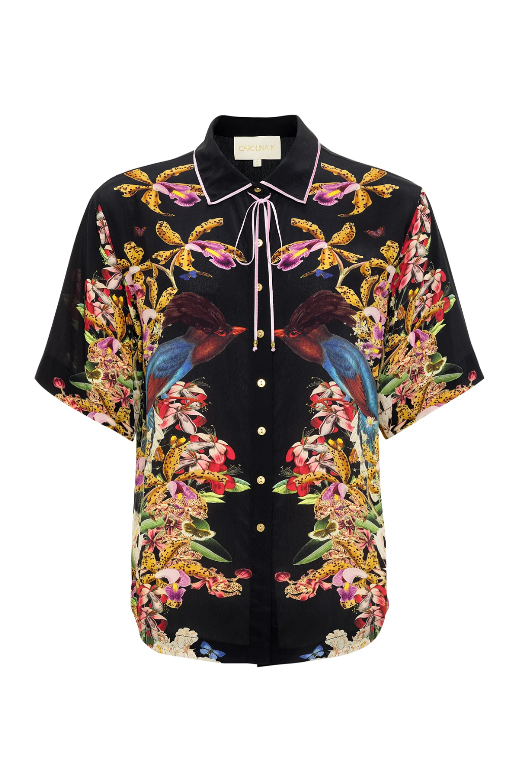 Ares Divine Birds Black Shirt