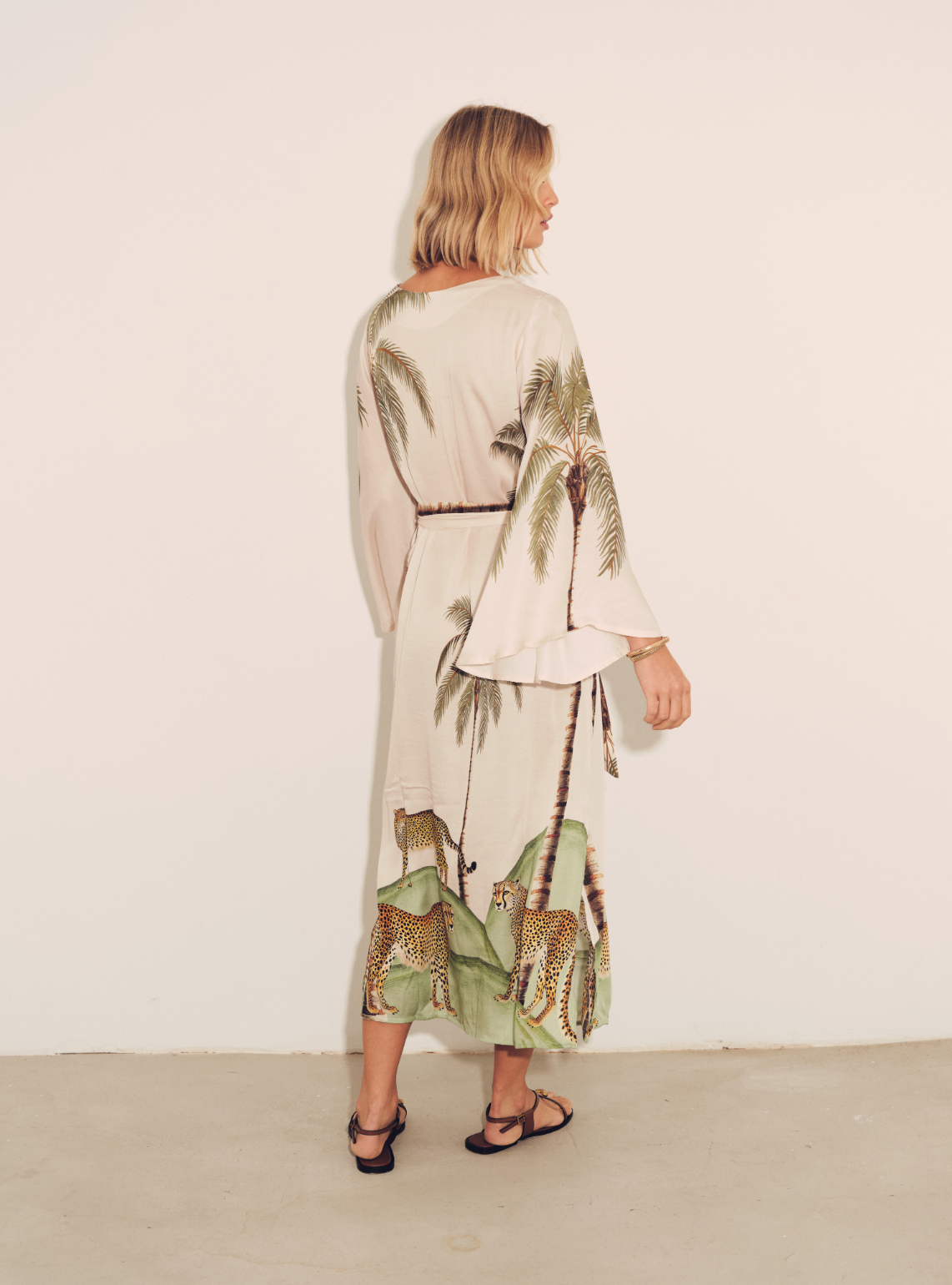 Lee Cheetah Palm Kaftan