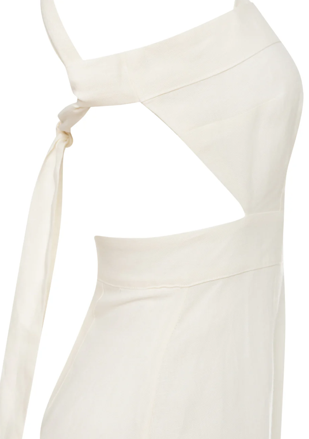 Crab Embroidered Backless Dress