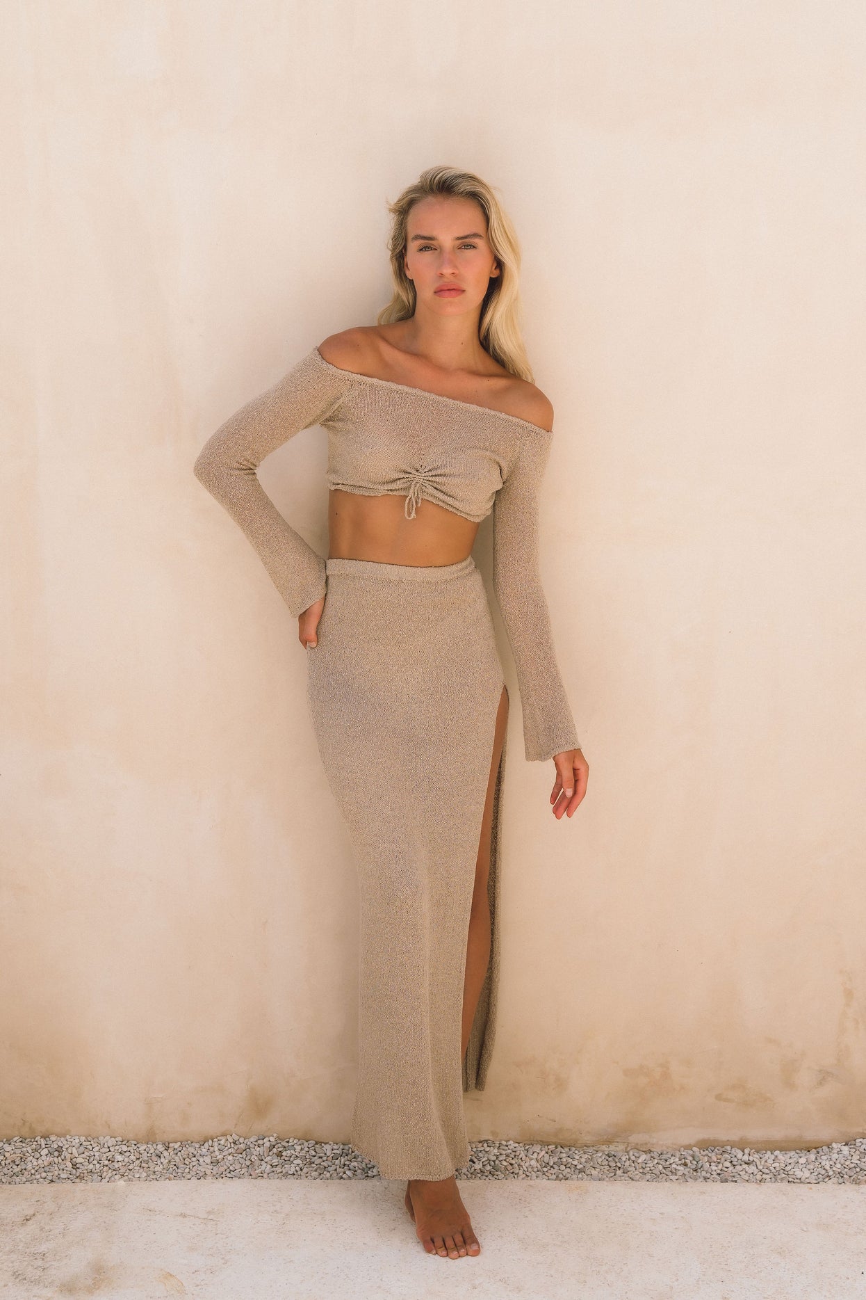 Aura Champagne Top