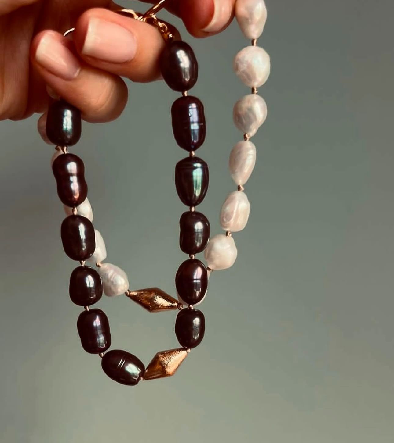 Orissa Black Pearl Anklet