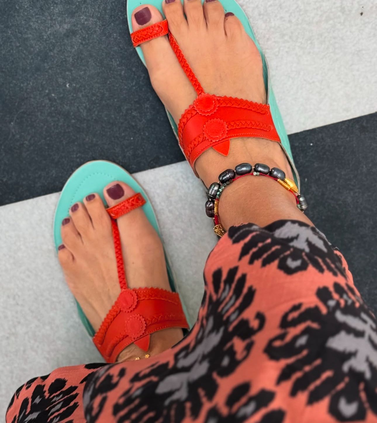 Orissa Black Pearl Anklet