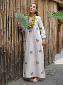 Sapphire Long Monkey Kaftan