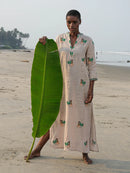 Sapphire Long Monkey Kaftan