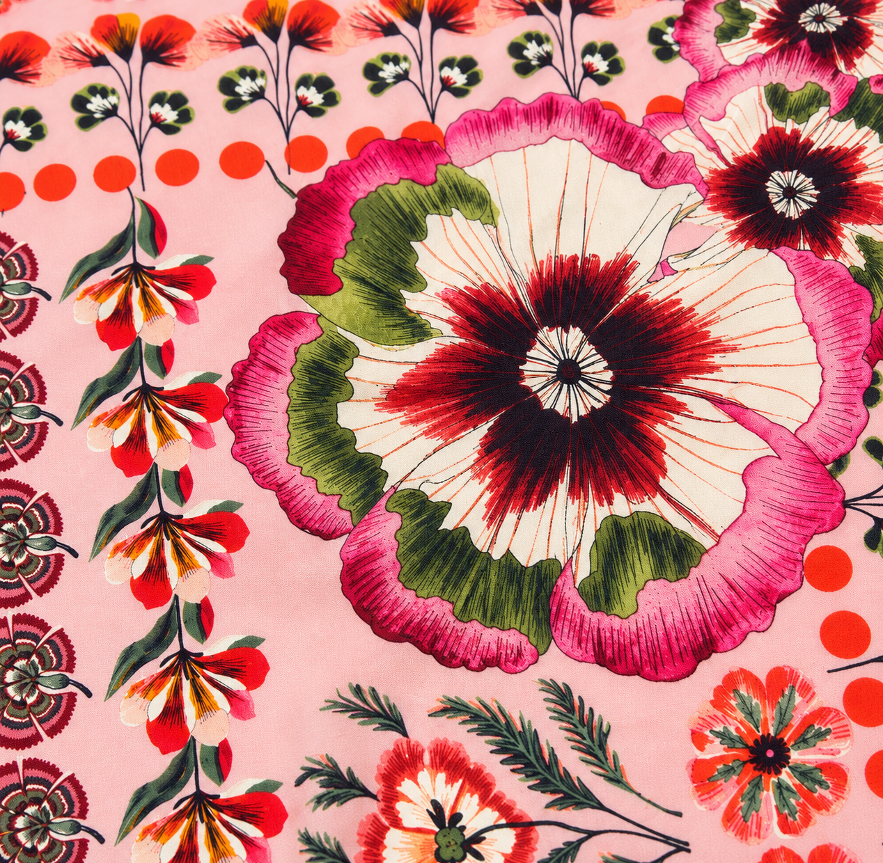 Pink Scarf Antique