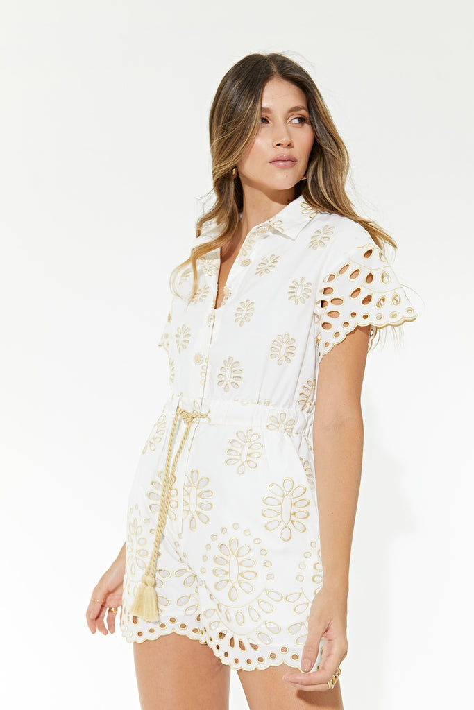 Helena White Jumpsuit