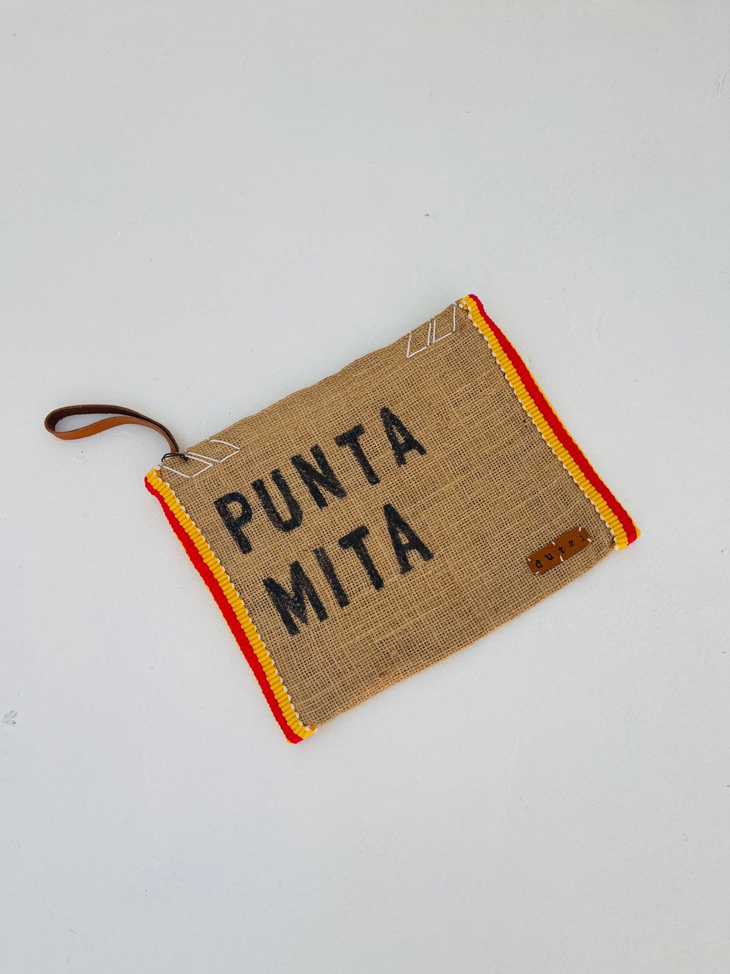 Vintage Burlap Sinaloa Pouch