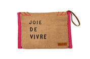 Vintage Burlap Armenia Pouch