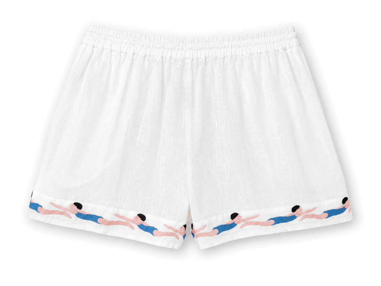 White Hudson Swin Shorts