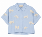 Blue Bondi Palm Short Shirt