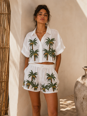 Green Banana Palm Short