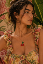 Cherry Beads Necklace