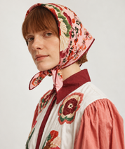 Pink Scarf Antique