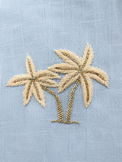 Blue Bondi Palm Short Shirt