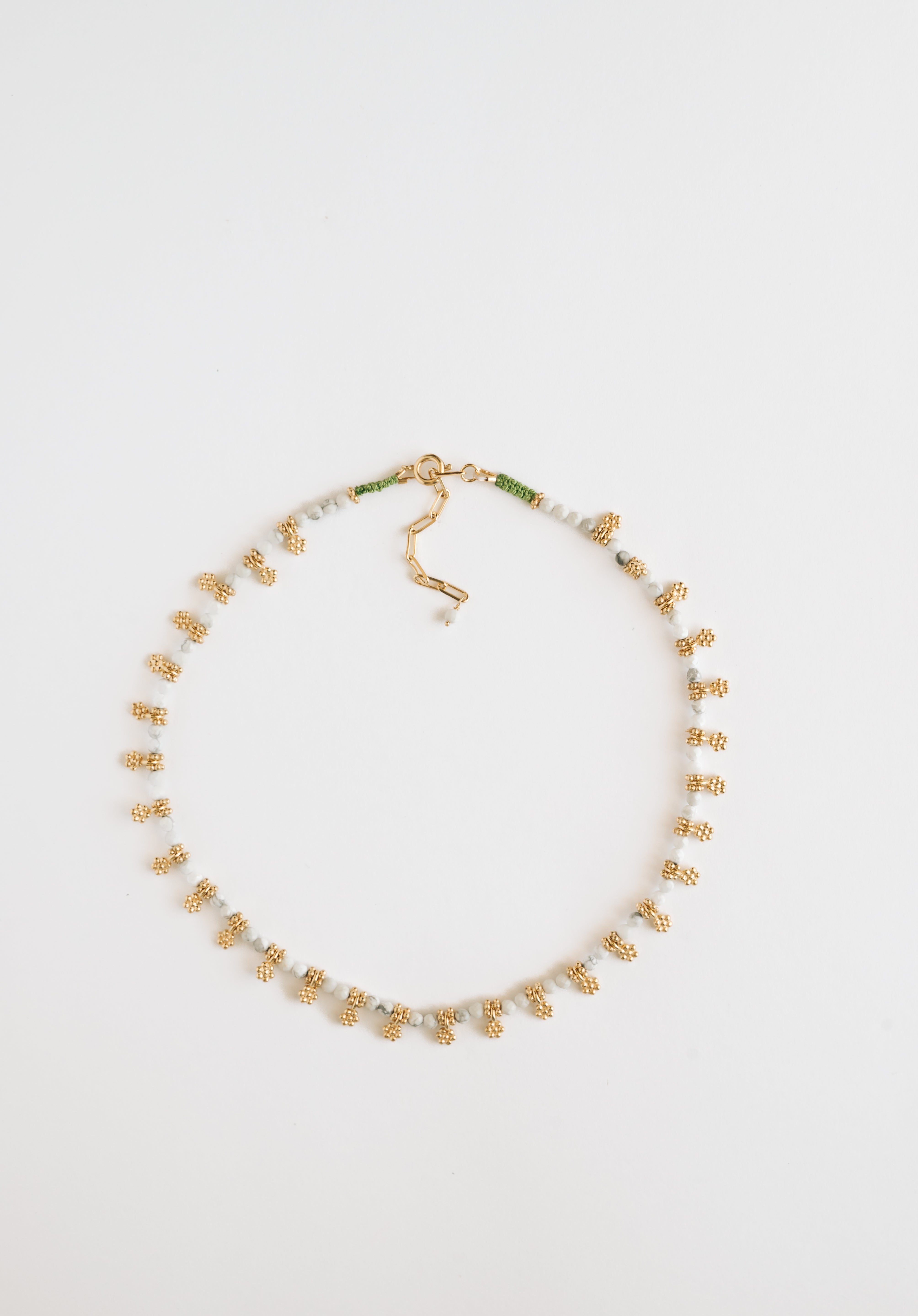 Florcitas White Howlite Necklace