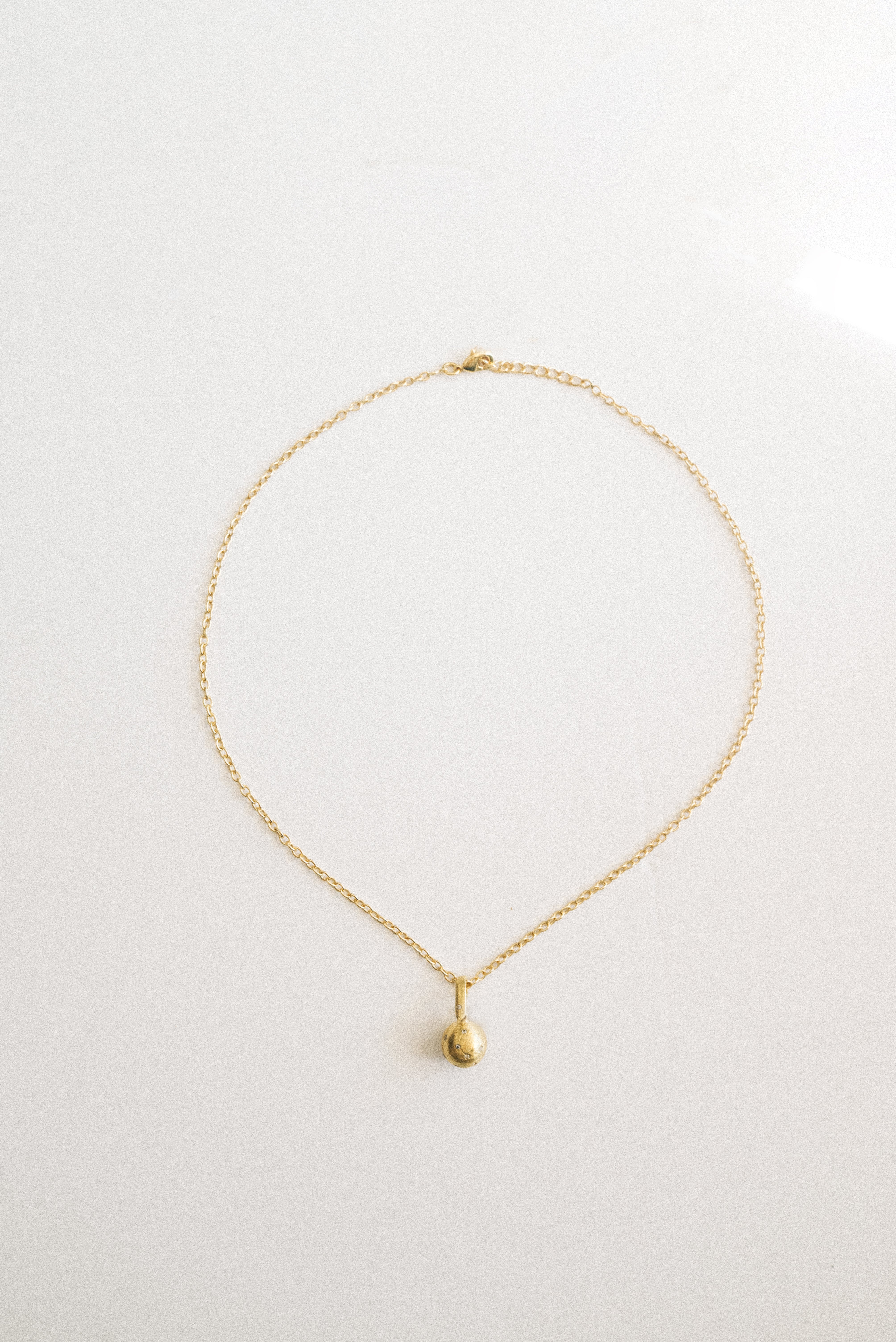 Gold Cosmos Mini Necklace