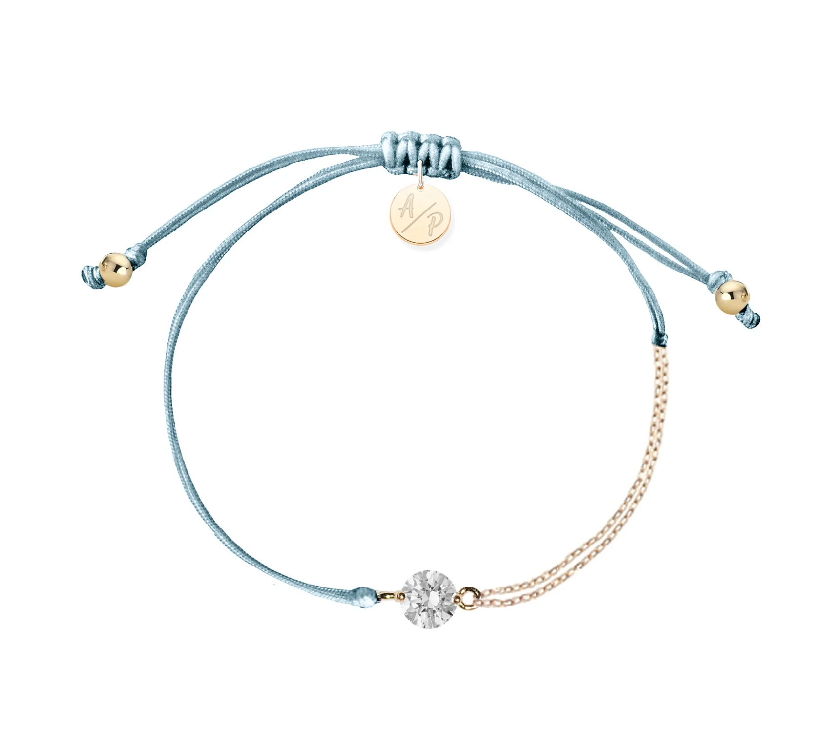 Bluebell Cord Solitaire Bracelet