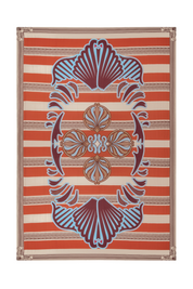 De La Falaise Cotton Silk Orange Sarong