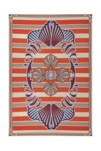 De La Falaise Cotton Silk Orange Sarong