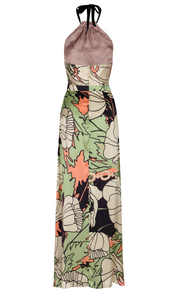 Magdalena Satin Silk Maxi Dress