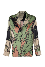 Amo La Luna Satin Silk Shirt