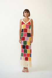 Vera Crochet Multi Dress