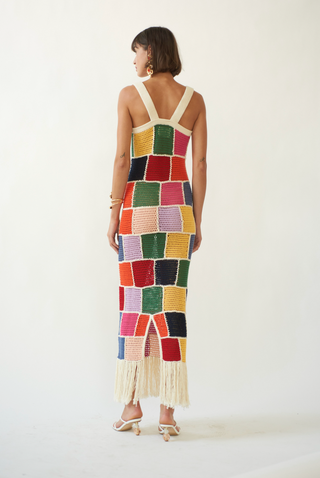 Vera Crochet Multi Dress