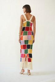 Vera Crochet Multi Dress