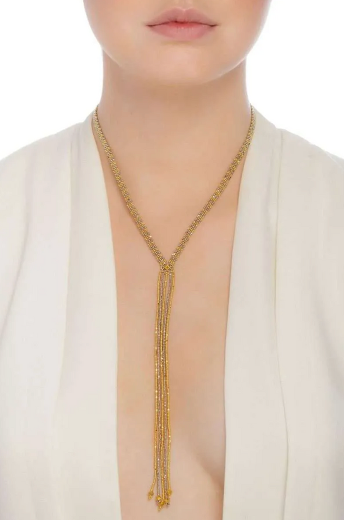 Platinum Gold Mini Necklace