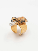 Leopard Sitting Maxi Ring