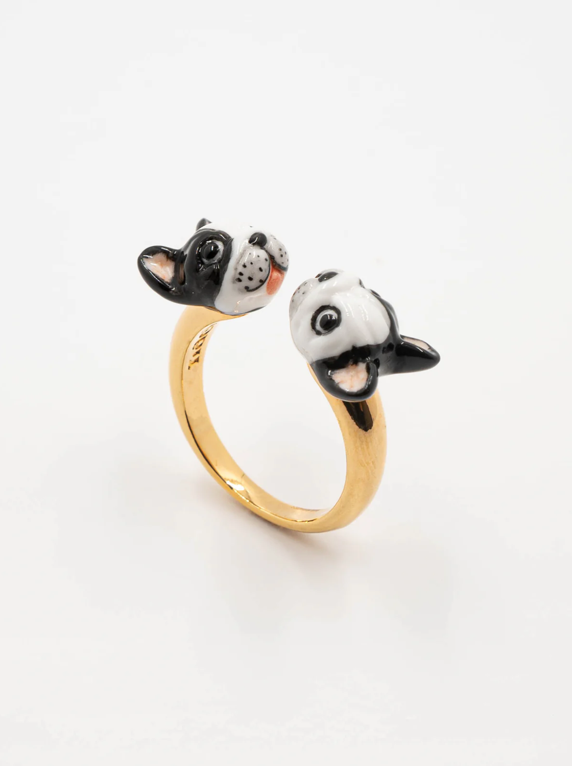 French Bulldog Face To Face Ring