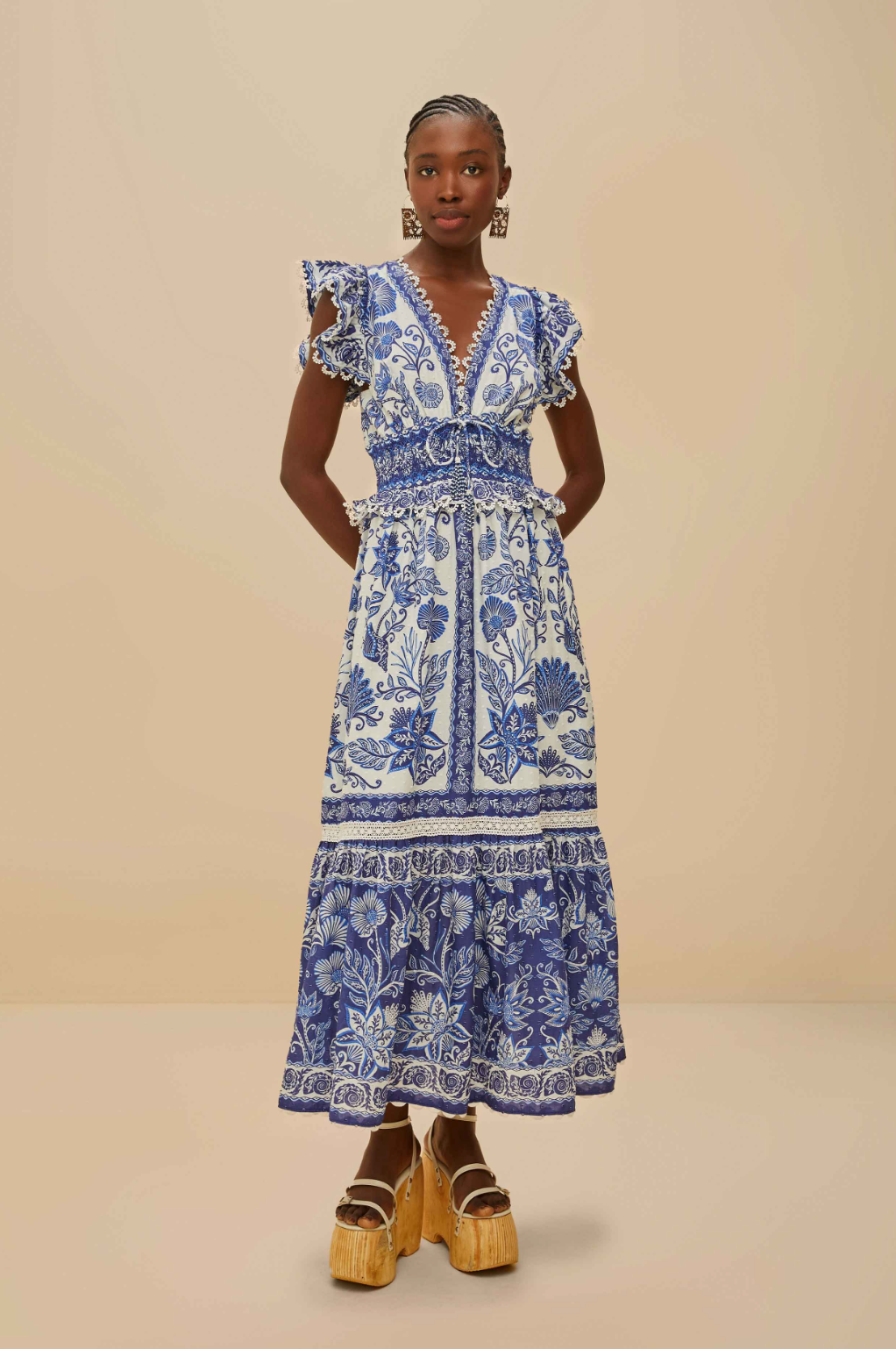 Shell Garden Maxi Dress