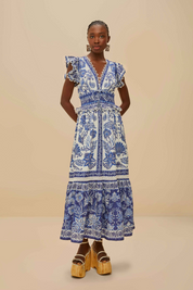 Shell Garden Maxi Dress