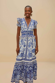 Shell Garden Maxi Dress