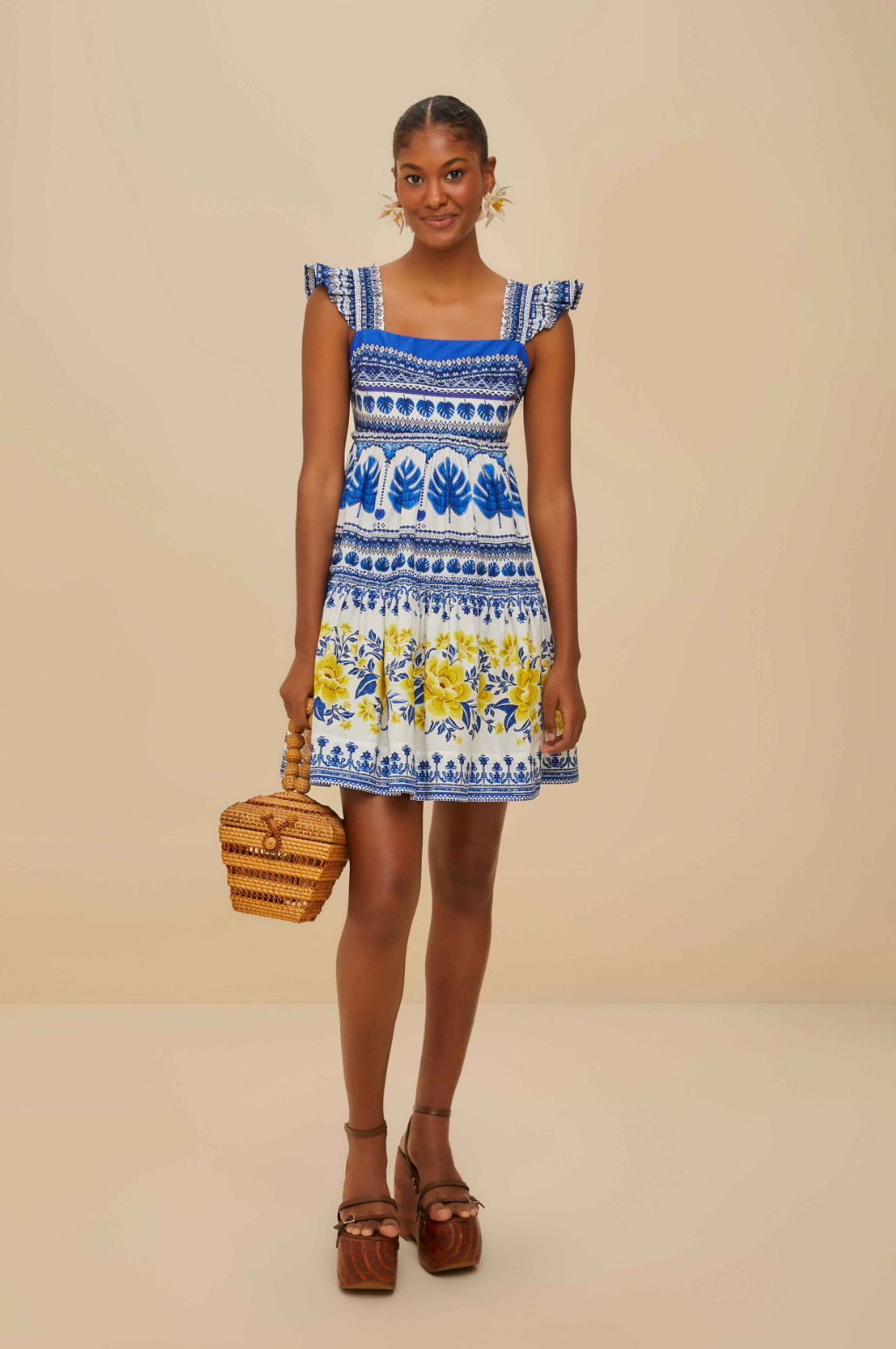 Zuli Off White Mini Dress