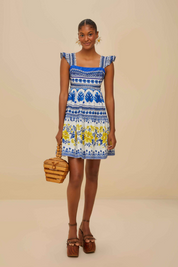 Zuli Off White Mini Dress