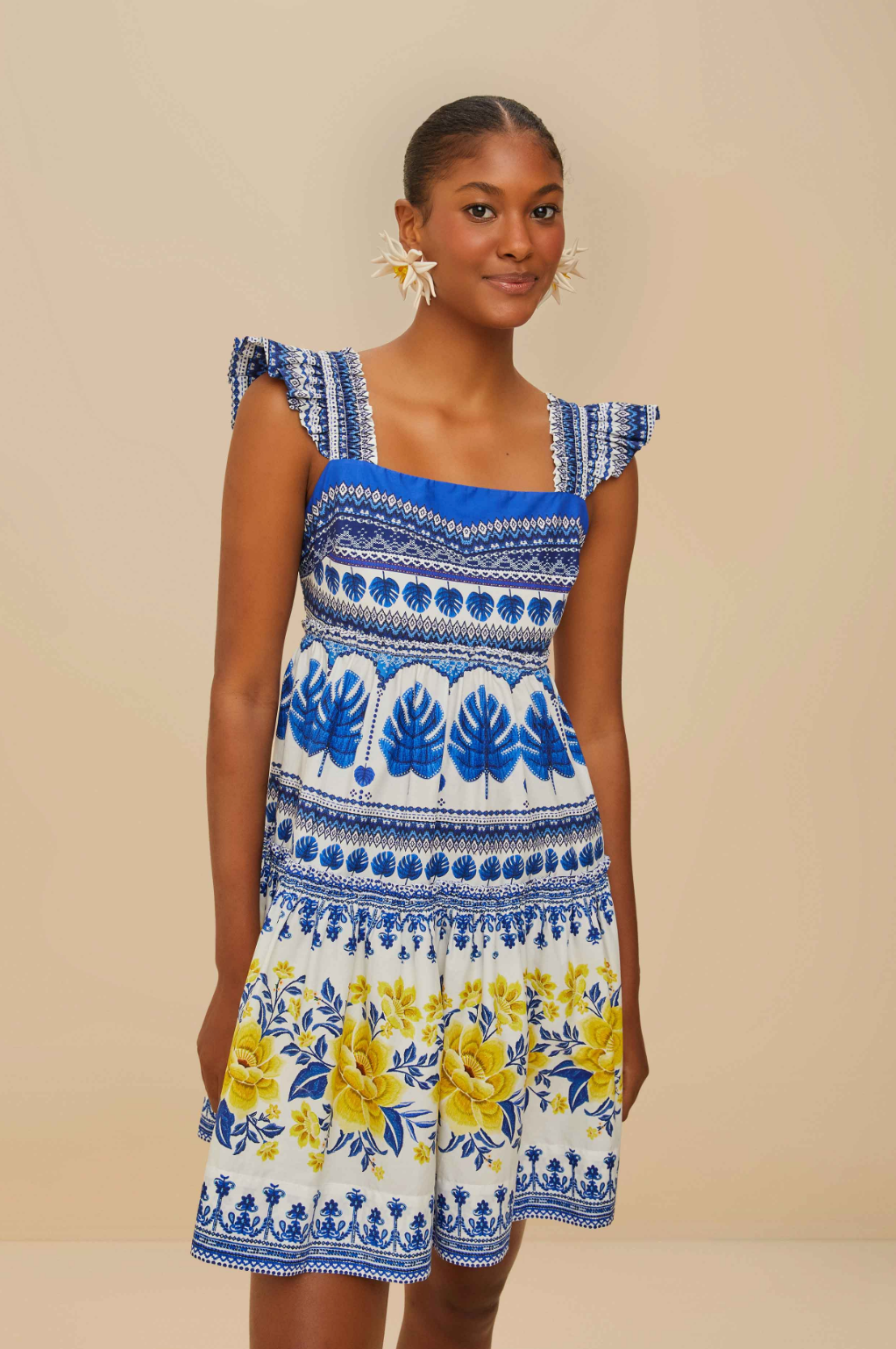 Zuli Off White Mini Dress