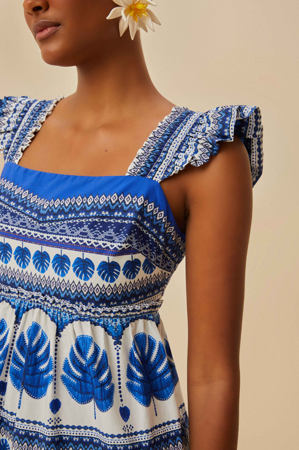 Zuli Off White Mini Dress